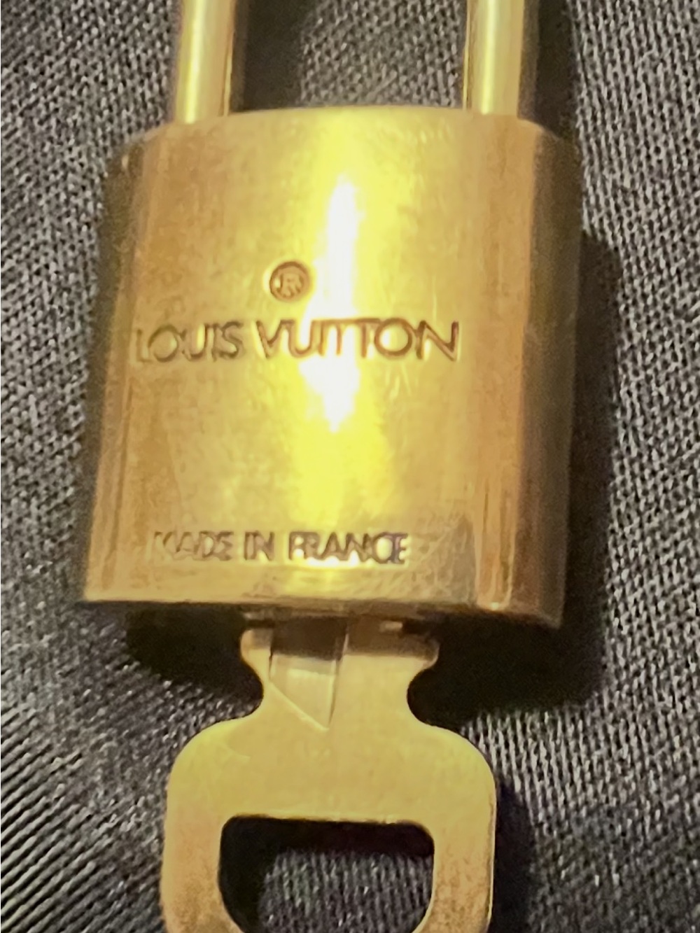 Louis Vuitton Gold Padlock Accessory - Gold